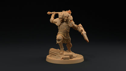 The Blazing Knight | Dragon Trappers Lodge | Monster | One Page Rules | 32mm | Resin Printed Tabletop RPG Figures | DND | 5E | Halloween