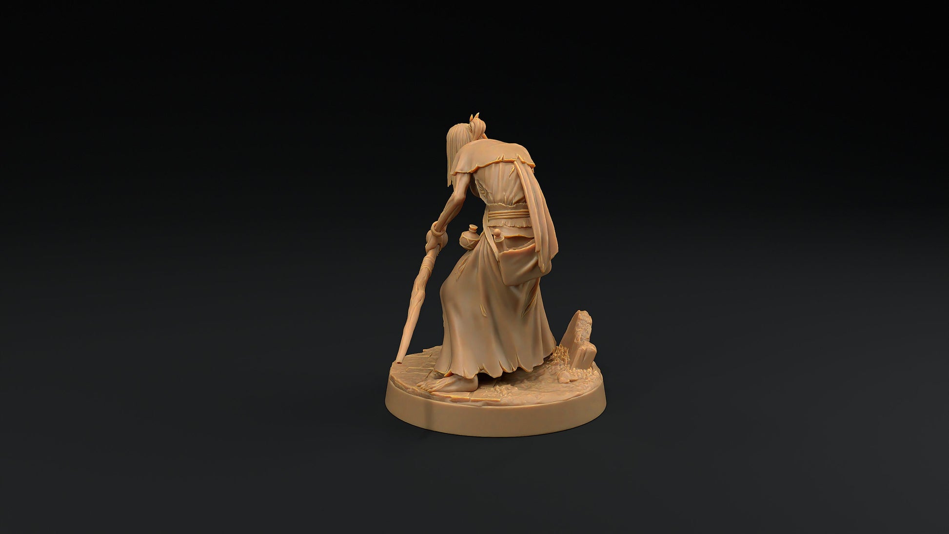 Human Mage Zombie | Dragon Trappers Lodge | Monster | One Page Rules | 32mm | Resin Printed Tabletop RPG Figures | DND | 5E | Halloween