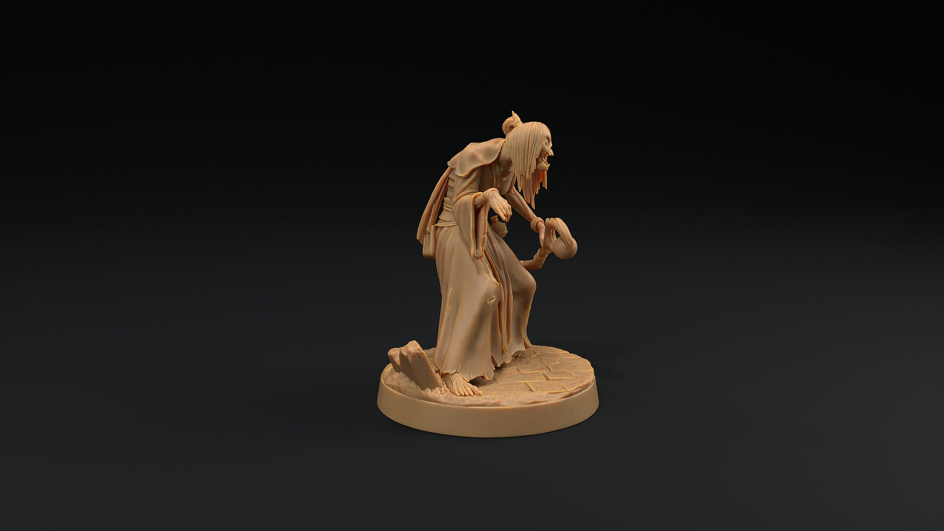 Human Mage Zombie | Dragon Trappers Lodge | Monster | One Page Rules | 32mm | Resin Printed Tabletop RPG Figures | DND | 5E | Halloween