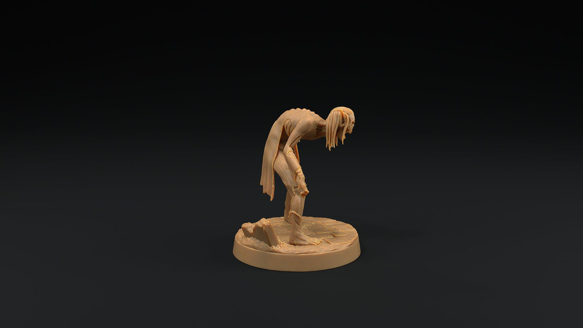 Elven Zombie | Dragon Trappers Lodge | Monster | One Page Rules | 32mm | Resin Printed Tabletop RPG Figures | DND | 5E | Halloween
