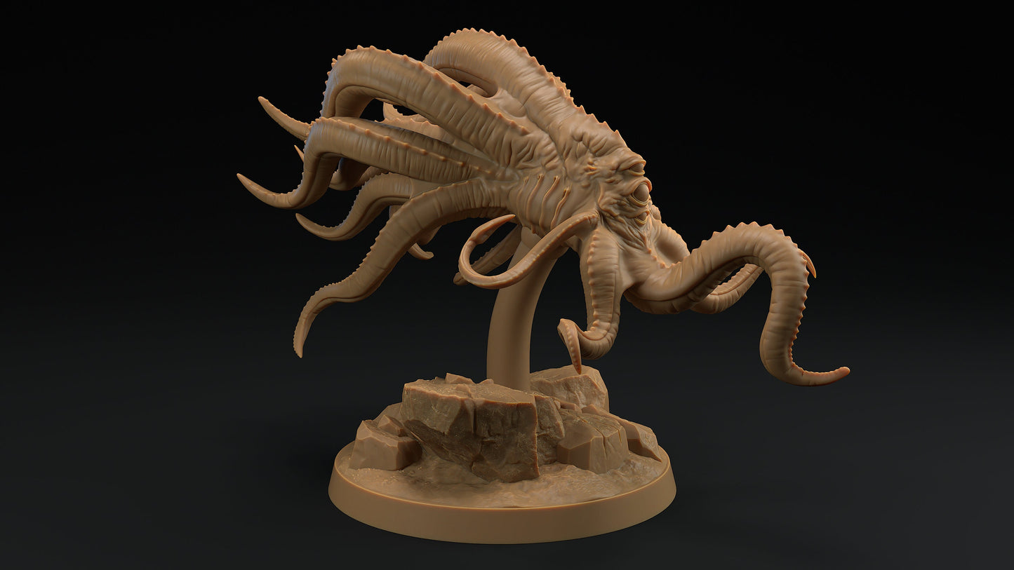 Zeglok, Aboleth Mastermind | Dragon Trappers Lodge | Monster | One Page Rules | 32mm | Resin Printed Tabletop RPG Figures | DND | 5E