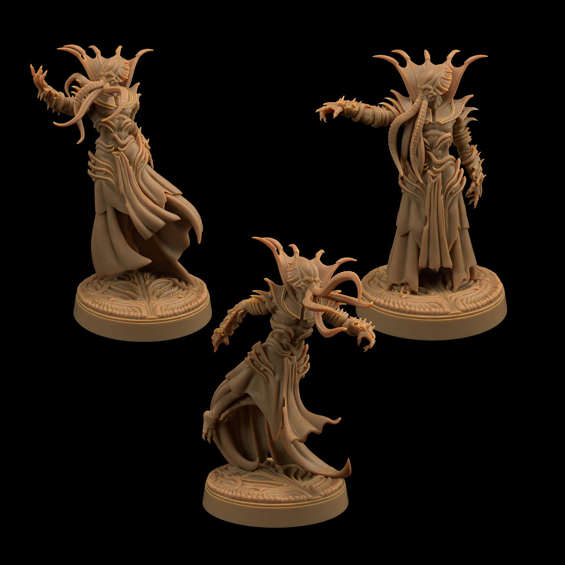 Cephlamorph Set | Dragon Trappers Lodge | Monster | One Page Rules | 32mm | Resin Printed Tabletop RPG Figures | DND | 5E