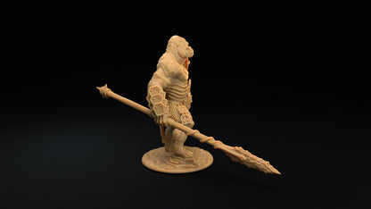 The Stone God | Dragon Trappers Lodge | The Simiax Legions | 32mm Scale Resin Printed Tabletop RPG Figures For DND 5E and OPR
