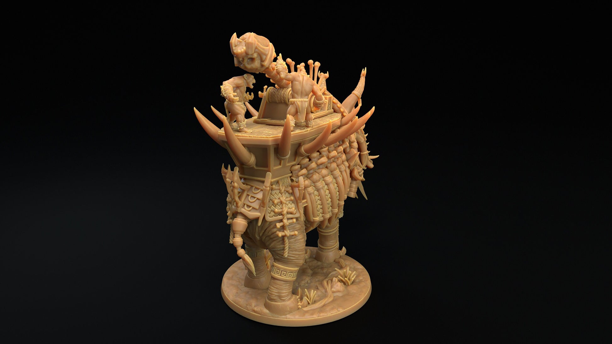 The Skull Grinder | Dragon Trappers Lodge | The Simiax Legions | 32mm Scale Resin Printed Tabletop RPG Figures For DND 5E and OPR