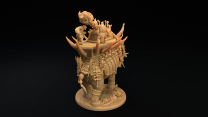 The Skull Grinder | Dragon Trappers Lodge | The Simiax Legions | 32mm Scale Resin Printed Tabletop RPG Figures For DND 5E and OPR