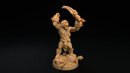 Bobokai Command Group Set | Dragon Trappers Lodge | The Simiax Legions | 32mm Scale Resin Printed Tabletop RPG Figures For DND 5E and OPR