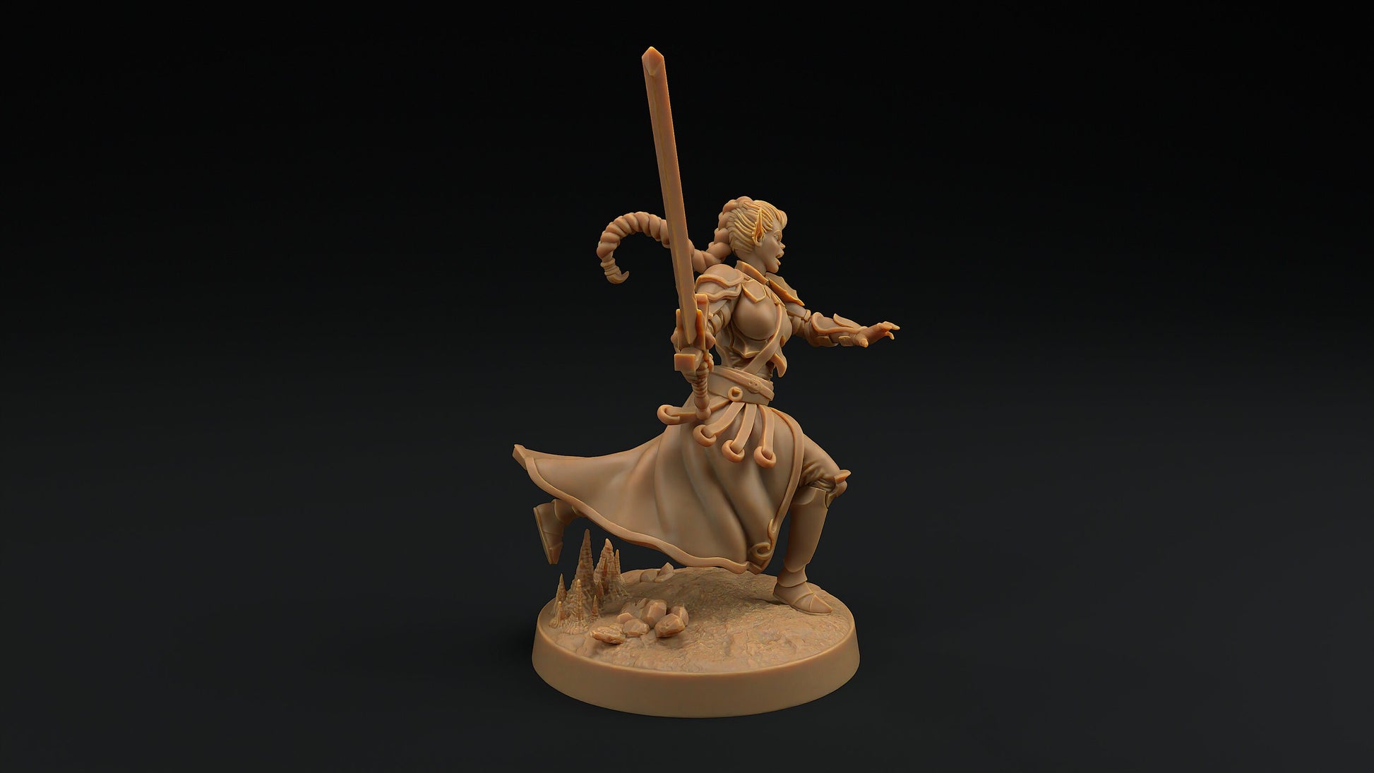 Ath'eria | Dragon Trappers Lodge | Monster | One Page Rules | 32mm | Resin Printed Tabletop RPG Figures | DND | 5E