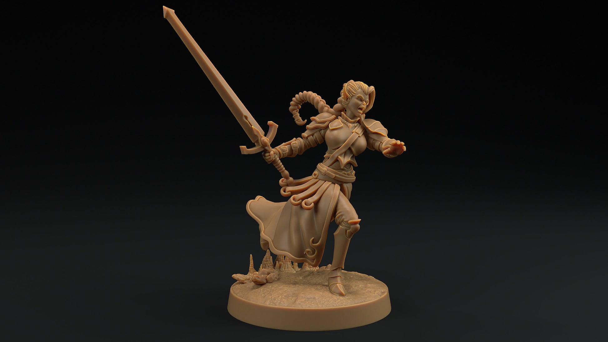 Ath'eria | Dragon Trappers Lodge | Monster | One Page Rules | 32mm | Resin Printed Tabletop RPG Figures | DND | 5E