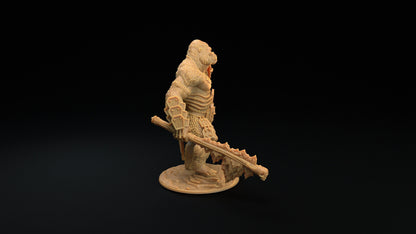 The Stone God | Dragon Trappers Lodge | The Simiax Legions | 32mm Scale Resin Printed Tabletop RPG Figures For DND 5E and OPR