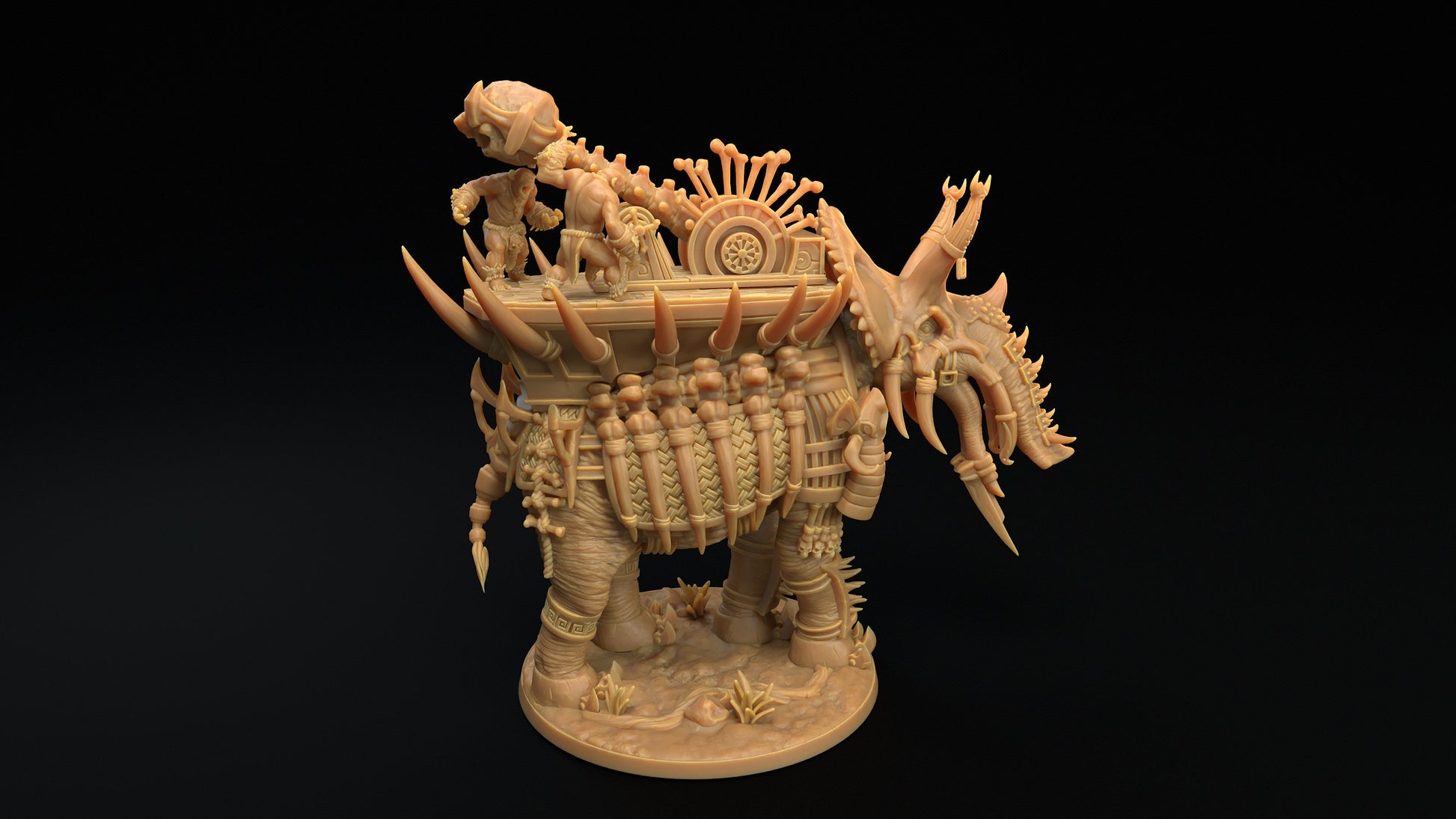 The Skull Grinder | Dragon Trappers Lodge | The Simiax Legions | 32mm Scale Resin Printed Tabletop RPG Figures For DND 5E and OPR