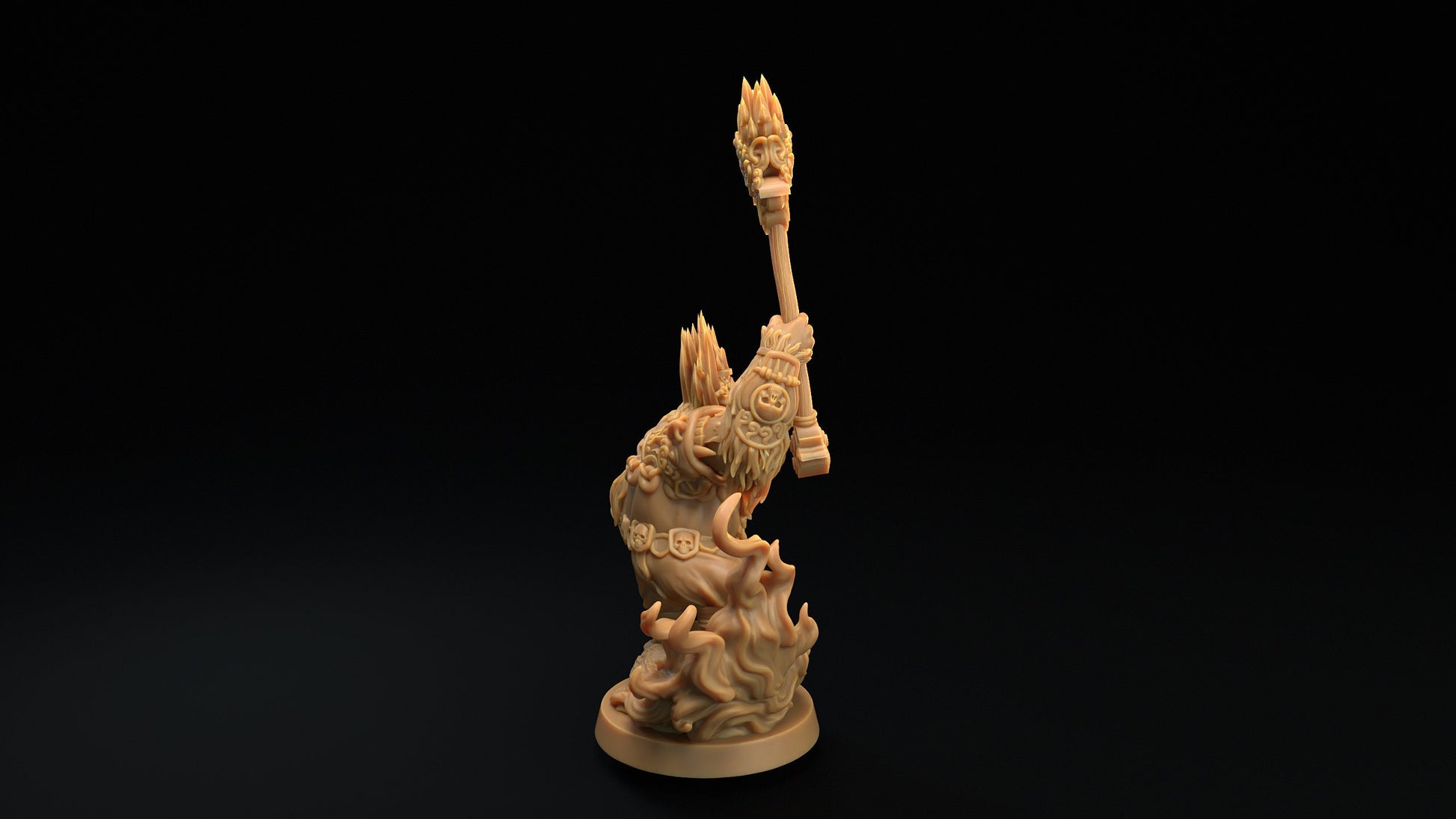 Jangal High Priest | Dragon Trappers Lodge | The Simiax Legions | 32mm Scale Resin Printed Tabletop RPG Figures For DND 5E and OPR