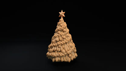 Christmas Tree | Dragon Trappers Lodge | Winter Advent Calendar | 32mm Scale Resin Printed Tabletop RPG Terrain For DND 5E and OPR