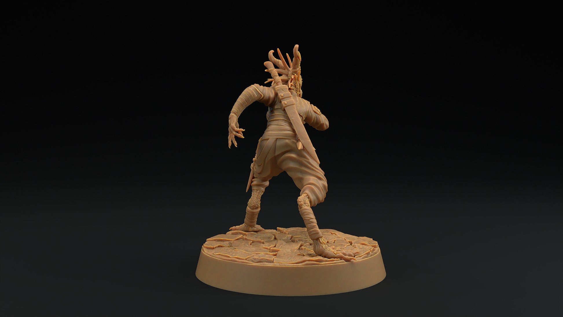 Nyxia Shadowblade | Dragon Trappers Lodge | Draconic Hero | Rogue Dragonborn | 32mm Scale Resin Printed Tabletop RPG Figure For DND 5E