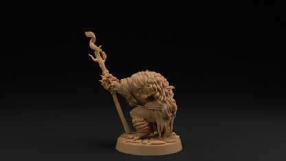 Thorneclaw Primal Caller | Dragon Trappers Lodge | Draconic Hero | Shaman Dragonborn | 32mm Scale Resin Printed Tabletop RPG Figure For DND