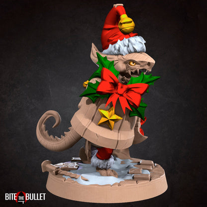 Christmas Kobold Set | Bite The Bullet | Bullet Town Christmas | 35mm Scale Resin Printed Tabletop RPG Miniature Figures For DND 5E