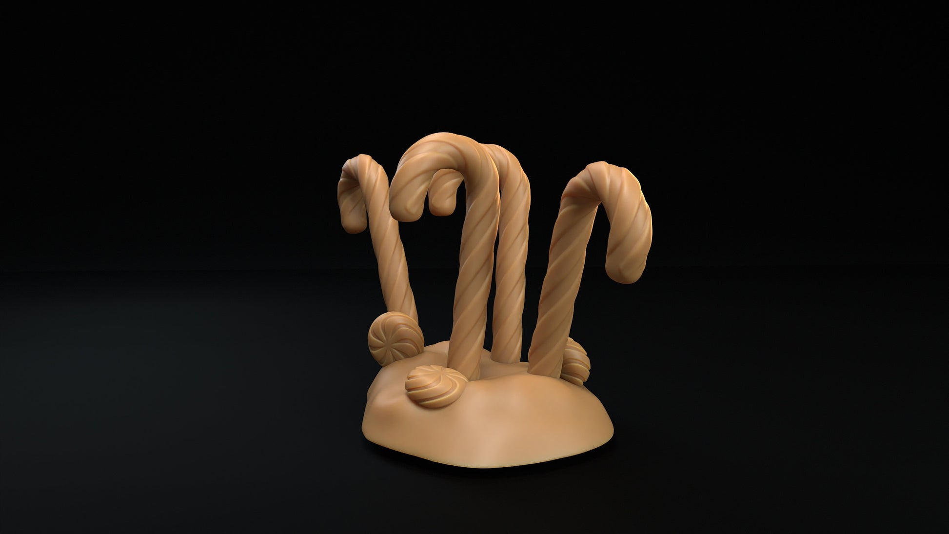 Giant Candy Canes | Dragon Trappers Lodge | Winter Advent Calendar | 32mm Scale Resin Printed Tabletop RPG Terrain For DND 5E and OPR