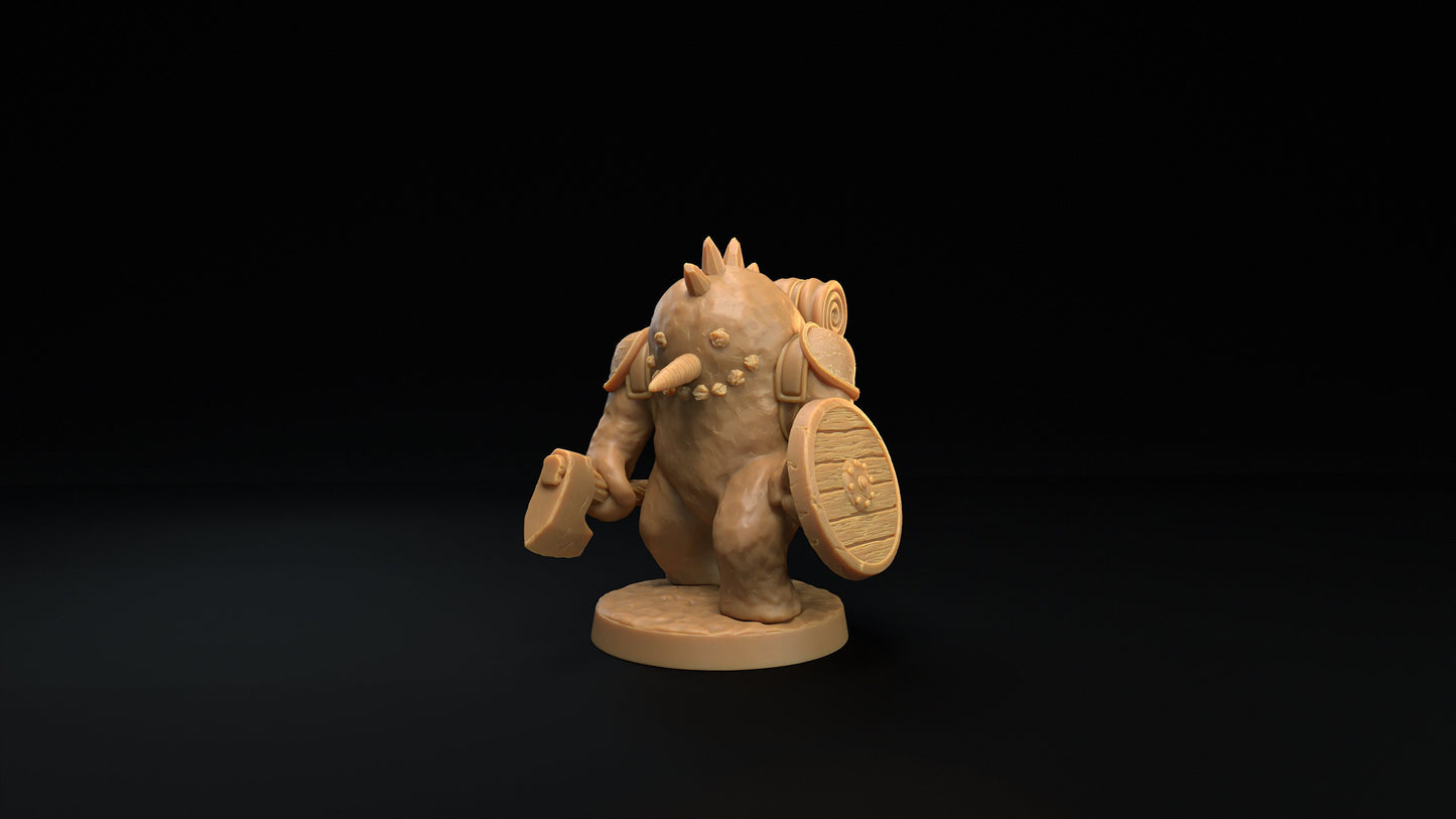 Animated Snowman Trapper | Dragon Trappers Lodge | Winter Advent Calendar | 32mm Scale Resin Printed Tabletop RPG Figure For DND 5E and OPR