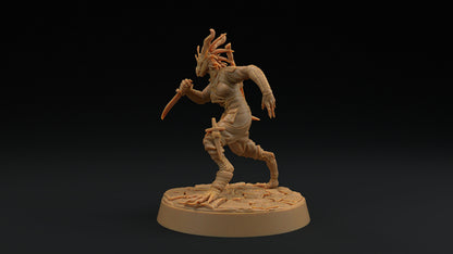 Nyxia Shadowblade | Dragon Trappers Lodge | Draconic Hero | Rogue Dragonborn | 32mm Scale Resin Printed Tabletop RPG Figure For DND 5E