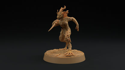 Nyxia Shadowblade | Dragon Trappers Lodge | Draconic Hero | Rogue Dragonborn | 32mm Scale Resin Printed Tabletop RPG Figure For DND 5E