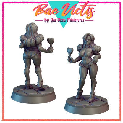 Bae Victis Valentine | Vae Victis Miniatures | NSFW | 32mm and 75mm Scale Resin Printed Tabletop RPG Figures for Tabletop RPG's or Wargaming