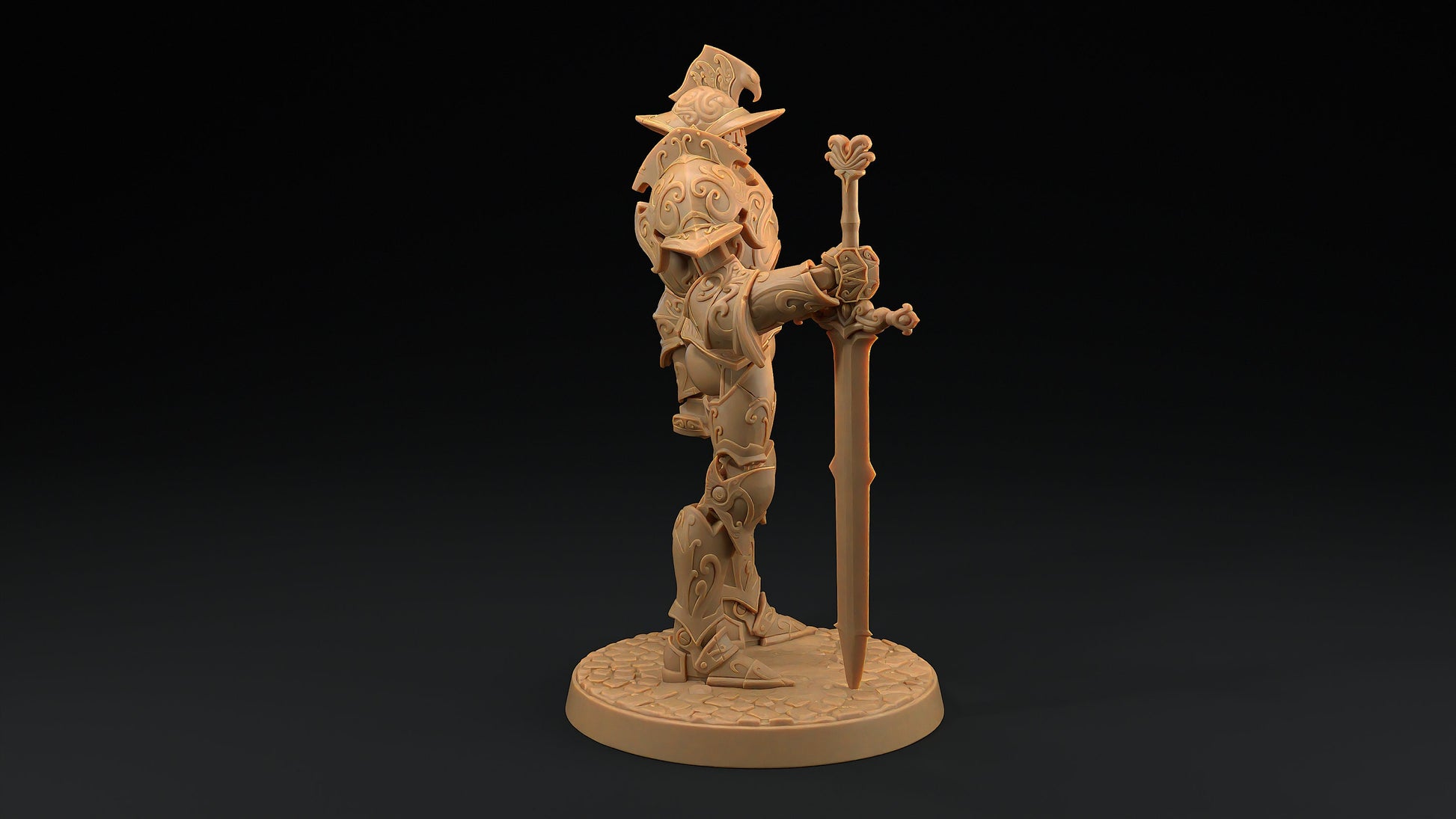 Steel Guardian | Dragon Trappers Lodge | Hero Hunters Lodge | 32mm Scale Resin Printed Tabletop RPG Figure For DND and TTRPGs