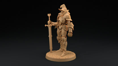 Steel Guardian | Dragon Trappers Lodge | Hero Hunters Lodge | 32mm Scale Resin Printed Tabletop RPG Figure For DND and TTRPGs