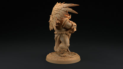 Gornak, Moira's Muscle | Dragon Trappers Lodge | Hero Hunters Lodge | 32mm Scale Resin Printed Tabletop RPG Figure For DND and TTRPGs