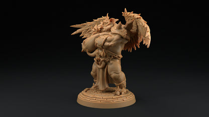 Gornak, Moira's Muscle | Dragon Trappers Lodge | Hero Hunters Lodge | 32mm Scale Resin Printed Tabletop RPG Figure For DND and TTRPGs