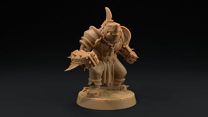 Finnigan "The Jaws" Lupo | Dragon Trappers Lodge | Hero Hunters Lodge | 32mm Scale Resin Printed Tabletop RPG Figure For DND and TTRPGs