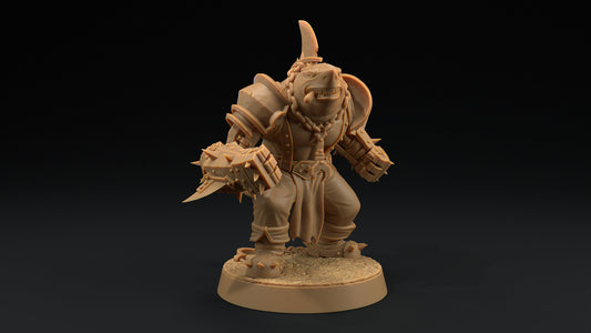 Finnigan "The Jaws" Lupo | Dragon Trappers Lodge | Hero Hunters Lodge | 32mm Scale Resin Printed Tabletop RPG Figure For DND and TTRPGs