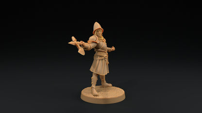 City Guard Set | Dragon Trappers Lodge | Hero Hunters Lodge | 32mm Scale Resin Printed Tabletop RPG Figure For DND and TTRPGs