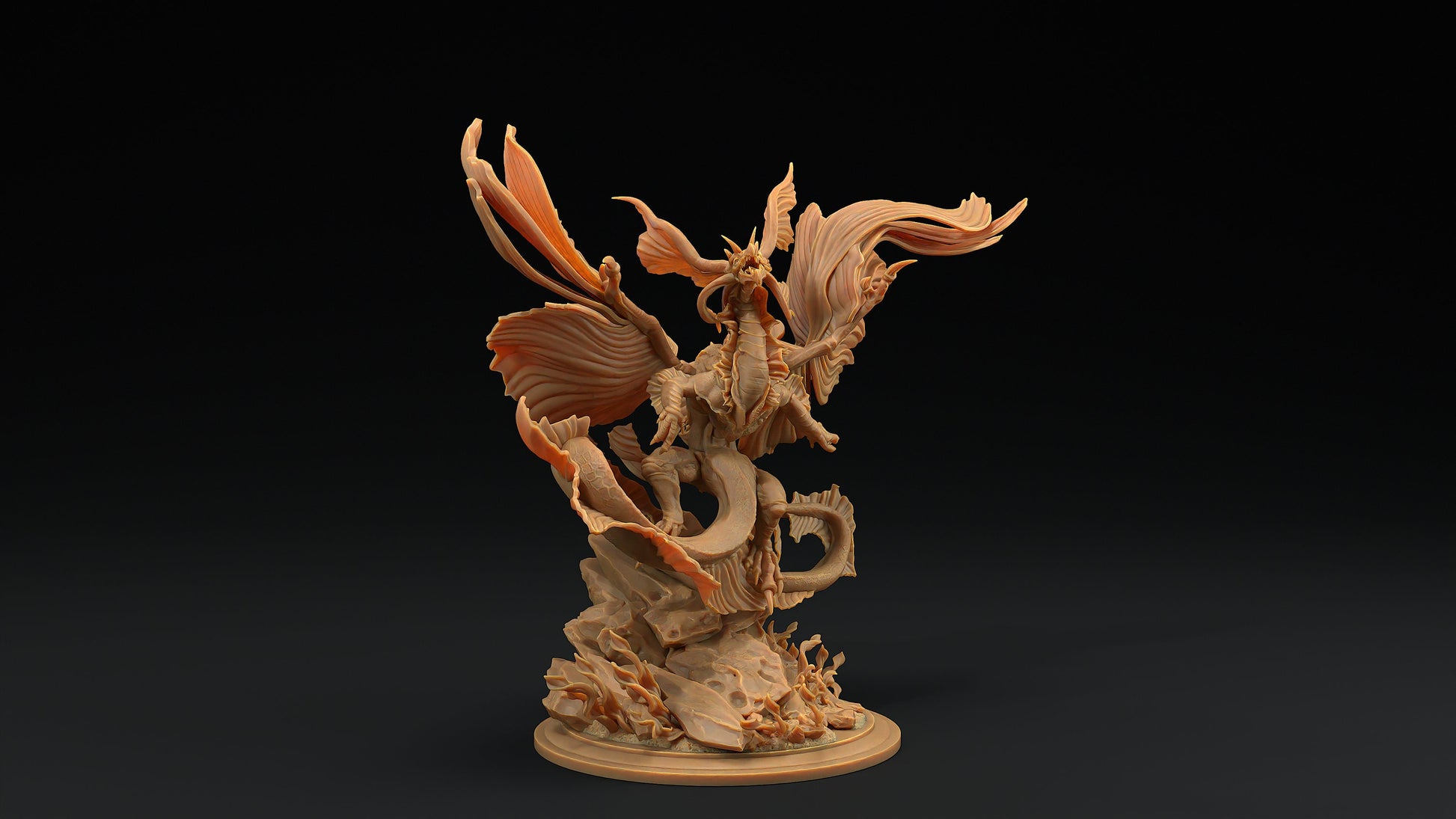 The Sea Angel | Dragon Trappers Lodge | Hunt for The Last Sea Angel | 32mm Scale Resin Printed Tabletop RPG Figure For DND and TTRPGs