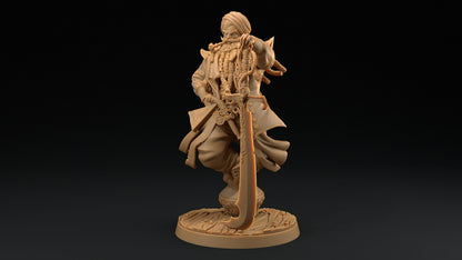 Dread Captain Zayyim, The Wishless | Dragon Trappers Lodge | Hunt for The Last Sea Angel | 32mm Scale Resin Printed TTRPG Figure For DND