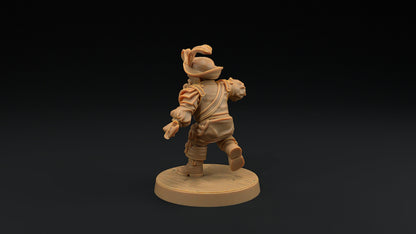 Flint Stonetone, Dwarven Trapper | Dragon Trappers Lodge | Hunt for The Last Sea Angel | 32mm Scale Resin Printed TTRPG Figure For DND