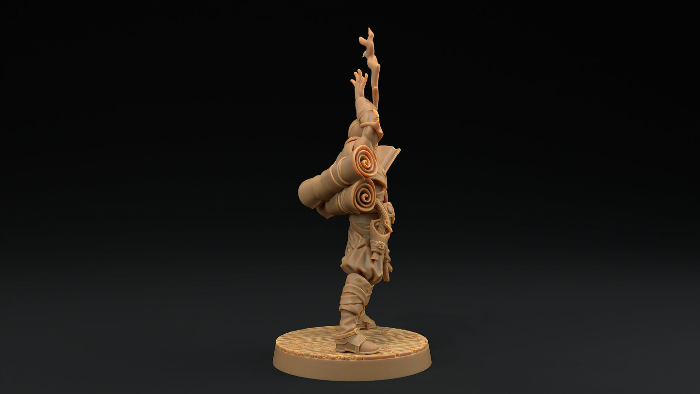 Bamf Tx'Aru | Dragon Trappers Lodge | Hunt for The Last Sea Angel | 32mm Scale Resin Printed Tabletop RPG Figure For DND
