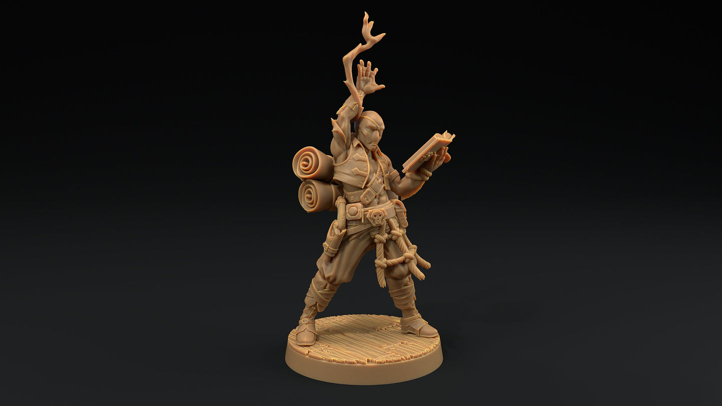 Bamf Tx'Aru | Dragon Trappers Lodge | Hunt for The Last Sea Angel | 32mm Scale Resin Printed Tabletop RPG Figure For DND