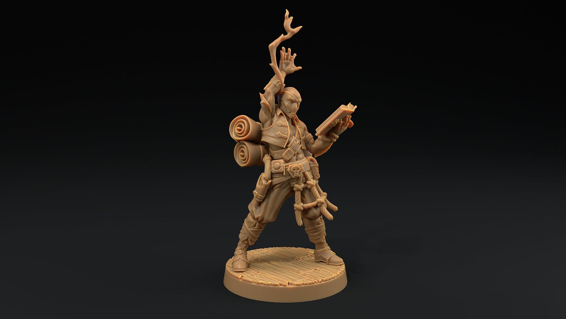 Bamf Tx'Aru | Dragon Trappers Lodge | Hunt for The Last Sea Angel | 32mm Scale Resin Printed Tabletop RPG Figure For DND