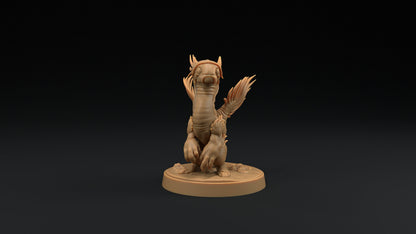 Collectible Blue Sea Ferret Drake | Dragon Trappers Lodge | Hunt for The Last Sea Angel | 32mm Scale Resin Printed TTRPG Figure For DND