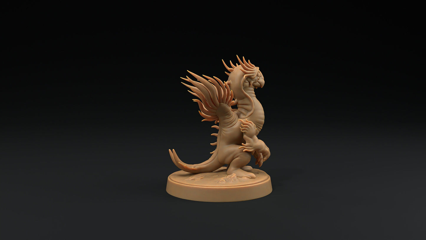 Collectible Blue Sea Ferret Drake | Dragon Trappers Lodge | Hunt for The Last Sea Angel | 32mm Scale Resin Printed TTRPG Figure For DND