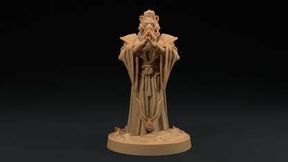 Jiao, The Paw Clan Boss | Dragon Trappers Lodge | Hero Hunters Lodge | 32mm Scale Resin Printed Tabletop RPG Figure For DND and TTRPGs