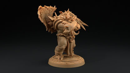 Gornak, Moira's Muscle | Dragon Trappers Lodge | Hero Hunters Lodge | 32mm Scale Resin Printed Tabletop RPG Figure For DND and TTRPGs