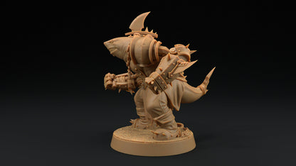 Finnigan "The Jaws" Lupo | Dragon Trappers Lodge | Hero Hunters Lodge | 32mm Scale Resin Printed Tabletop RPG Figure For DND and TTRPGs
