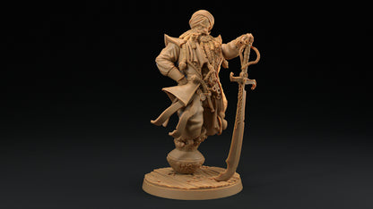 Dread Captain Zayyim, The Wishless | Dragon Trappers Lodge | Hunt for The Last Sea Angel | 32mm Scale Resin Printed TTRPG Figure For DND