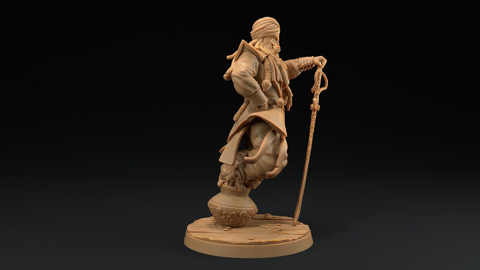 Dread Captain Zayyim, The Wishless | Dragon Trappers Lodge | Hunt for The Last Sea Angel | 32mm Scale Resin Printed TTRPG Figure For DND