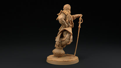Dread Captain Zayyim, The Wishless | Dragon Trappers Lodge | Hunt for The Last Sea Angel | 32mm Scale Resin Printed TTRPG Figure For DND