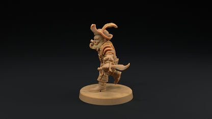 Flint Stonetone, Dwarven Trapper | Dragon Trappers Lodge | Hunt for The Last Sea Angel | 32mm Scale Resin Printed TTRPG Figure For DND