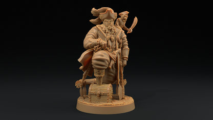 Captain Mobius | Dragon Trappers Lodge | Hunt for The Last Sea Angel | 32mm Scale Resin Printed Tabletop RPG Figure For DND