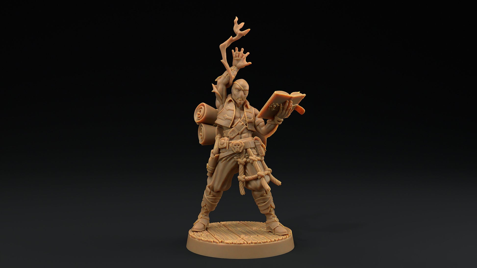 Bamf Tx'Aru | Dragon Trappers Lodge | Hunt for The Last Sea Angel | 32mm Scale Resin Printed Tabletop RPG Figure For DND
