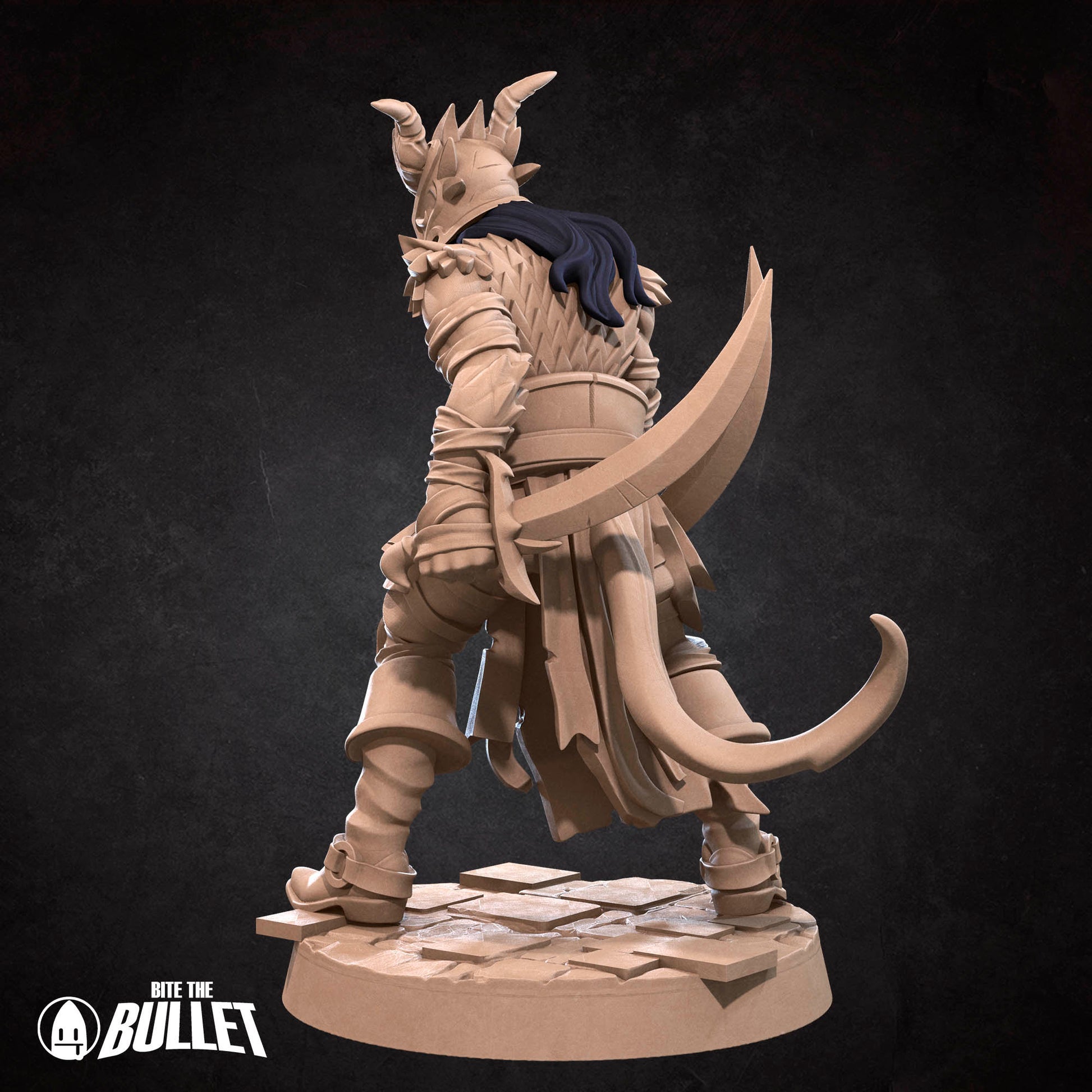 Tiefling Rogue | Bite The Bullet | 35mm Scale | Resin Printed Tabletop RPG Miniature Figures | DND | 5E