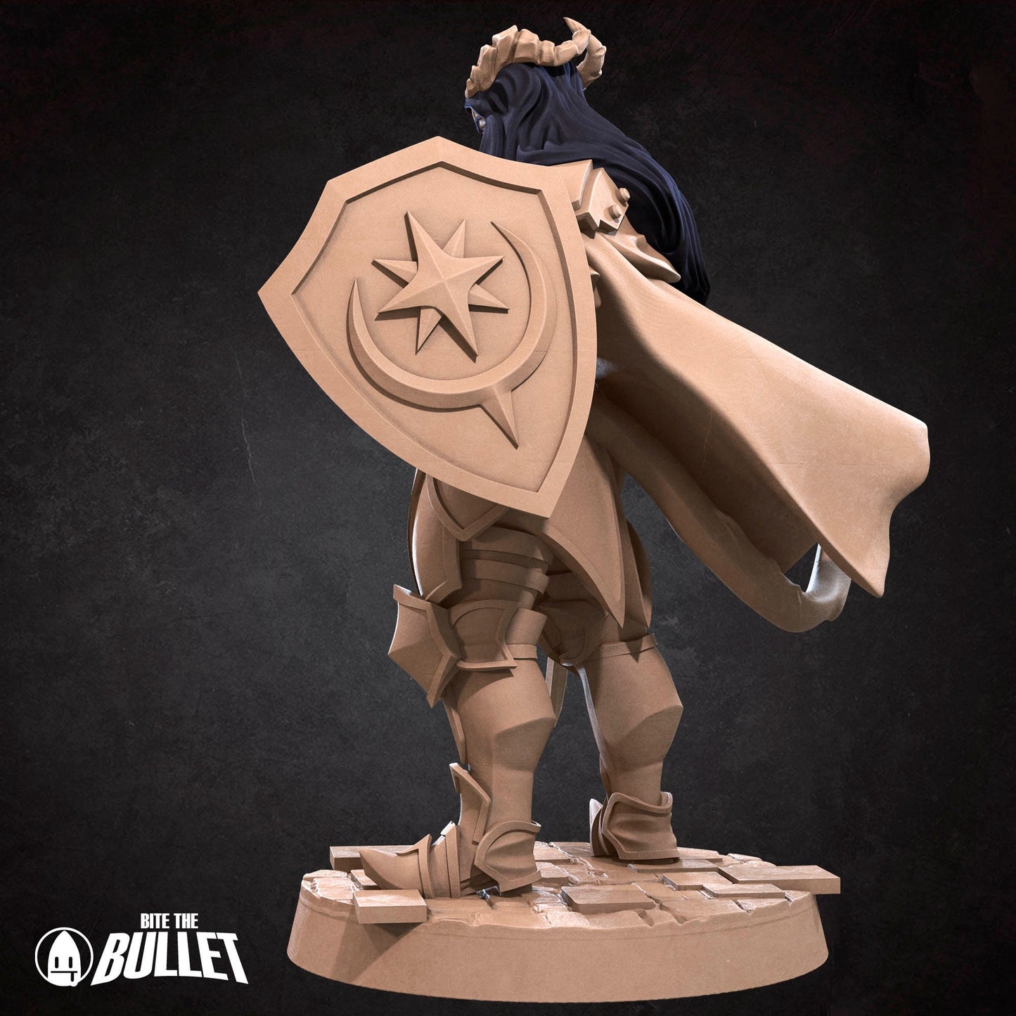 Tiefling Paladin | Bite The Bullet | 35mm Scale | Resin Printed Tabletop RPG Miniature Figures | DND | 5E